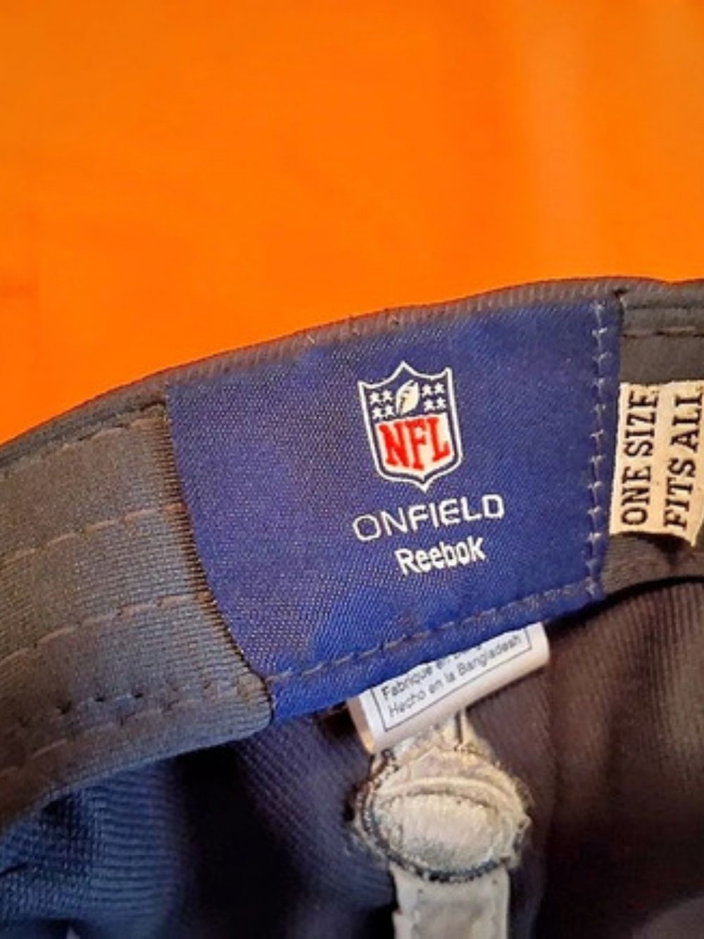 Reebok New York Giants Reebok Onfield NFL Super Bowl XLVI Champions Cap NFL Blue - Picture 4 of 4